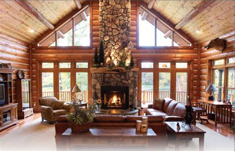 Residential Floor Plans And Custom Homes Log Home Interiors Log Home