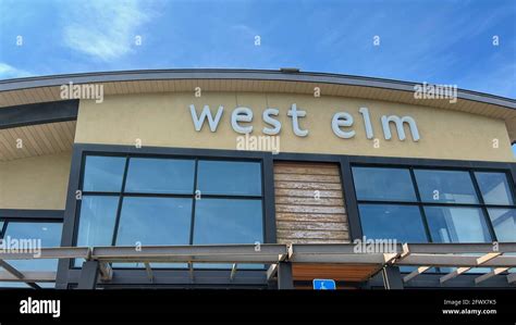 Orlando, FL USA- May 1, 2021 : The exterior storefront of a West Elm ...