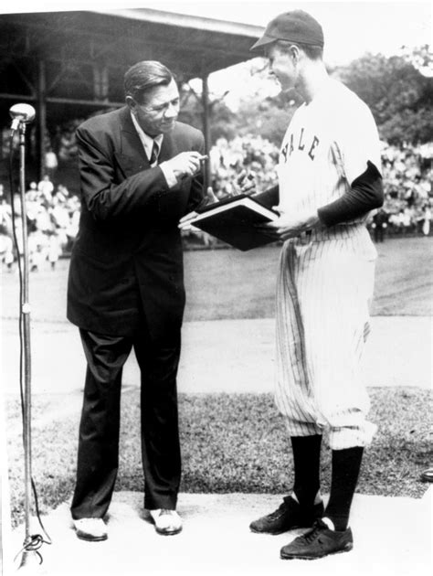 Flashback That Time George H W Bush Met Babe Ruth While Playing