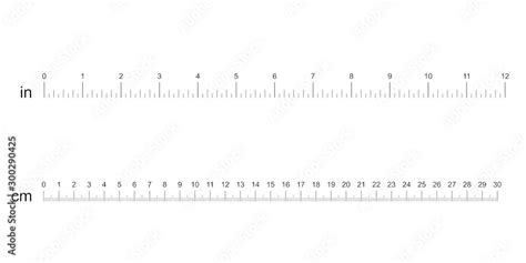 Rulers Inch And Metric Rulers Scale For A Ruler In Inches And