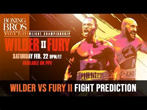 Wilder vs fury 2 | official trailer. Wilder vs Fury II fight predictions - YouTube