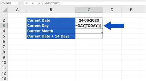 How To Use The Today Function In Excel Useful Examples Included