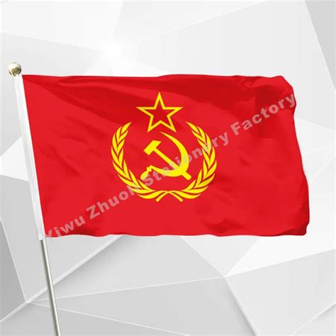 Soviet Union Flag Communism Cold War Ussr 90 X 150 Cm Cccp Red