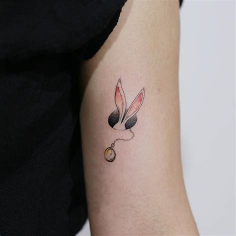 White Rabbit Alice In Wonderland Tattoo Tattoos Tattooing Art
