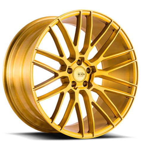 22 Savini Wheels Black Di Forza Bm13 Custom Brushed Gold Light Weight