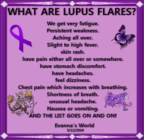 What Are Lupus Flares I Started A List Lupus Flare Lupus Facts