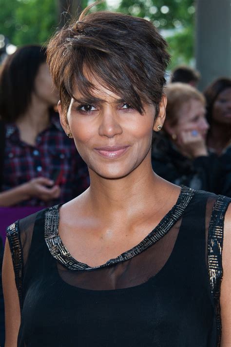 In this gallery we'll present you 20 best halle berry short curly hair that prove that statement and you can get inspired by her gorgeous look! Halle Berry Pixie - Short Hairstyles Lookbook - StyleBistro