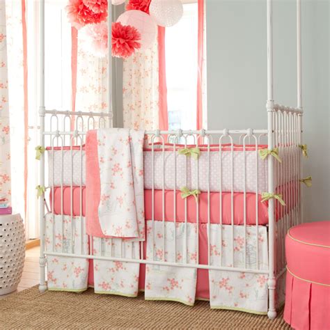 Crib Bedding Baby Crib Bedding Sets Carousel Designs Girl Nursery