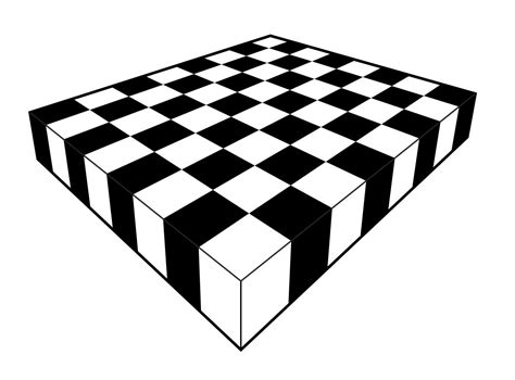 Draw A Chessboard In Perspective View Using Straightedge