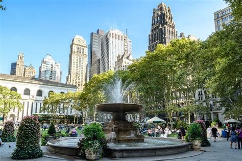 Bryant Park In New York Enjoy Yyear Roundg Fun Exploring The Park Go Guides