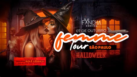 Femme Fancha Halloween A Tour Da Maior Festa Lésbica Do Rj Em Sp Em São Paulo Sympla