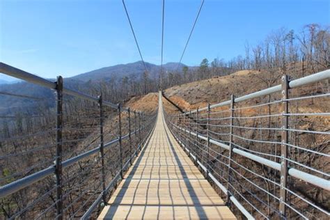Gatlinburg Skybridge In Tennessee Longest Suspension Bridge Opens Soon