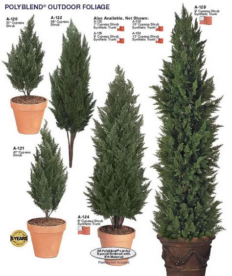 Fake Tall Outdoor Evergreen Trees Potted Plants Outdoor Outdoor