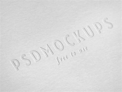 Download Letterpress Embossed Logo Stamp PSD Mockup - PSD Mockups