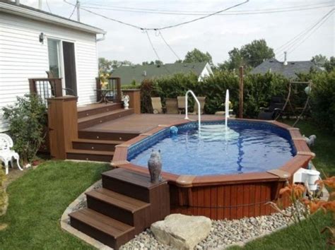 Most in ground swimming pools and hot tubs are connected to smart home technology and provide homeowners with control from their smart phone. 40 Uniquely Awesome Above Ground Pools with Decks