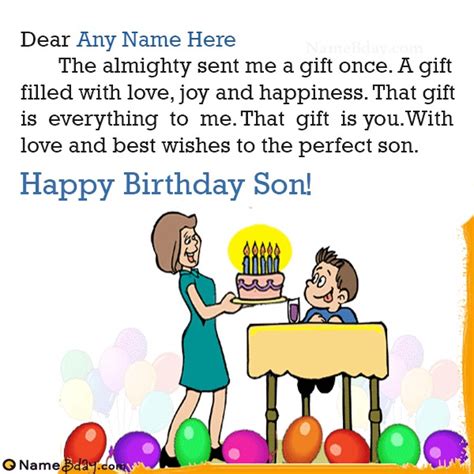 Free Birthday Ecards For Son From Mother The Cake Boutique