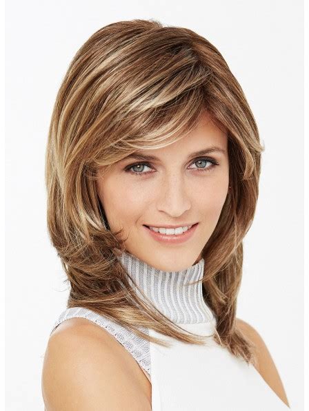 Maybe you would like to learn more about one of these? Shoulder Length Straight Layered Synthetic Hair Wigs with ...