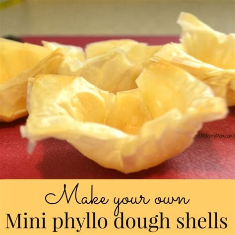 So Easy Make Your Own Mini Phyllo Dough Shells From The Frozen Sheets