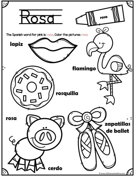 Preschool Spanish Lessons Spanish Worksheets Spanish Activities