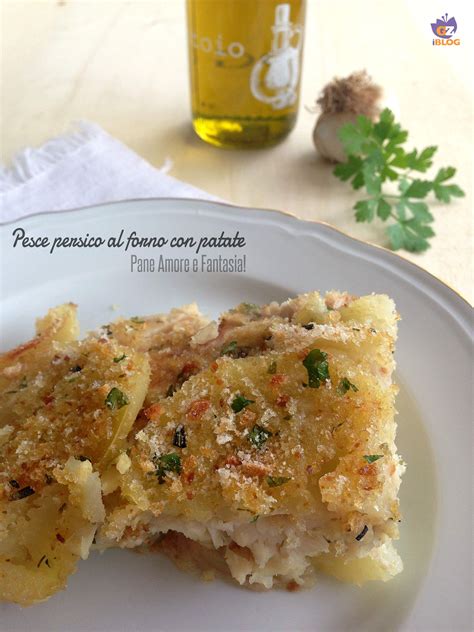 Filetto di pesce persico al forno con patate - ricetta ...