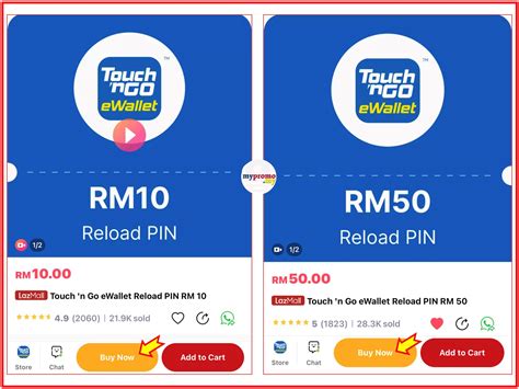 Touch ‘n Go eWallet Reload PIN Code For New Users - mypromo.my
