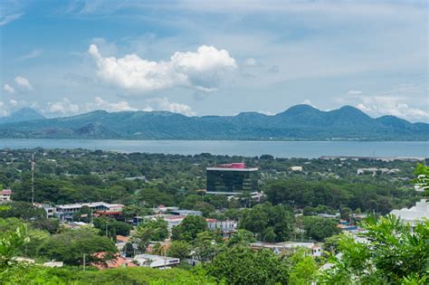 Managua View From Loma De Tiscapa Managua Capital Of Nicaragua Stock