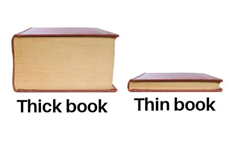Thick Book Next To Thin Book Rantimeme