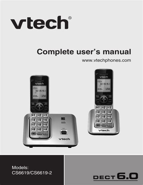 Vtech Cordless Phone User Manual