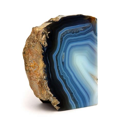 Blue Agate Shell Stone Slab Blue Agate Gemstones