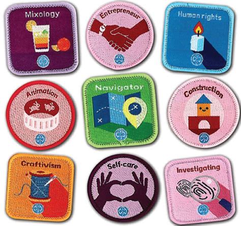 Girl Guides Issue New Trendy Badges For 2018 Daily Mail Online