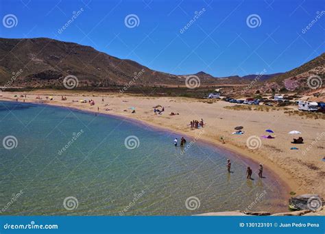 Playa Del Playazo De Rodalquilar Nijar Almeria Andalusia Spain Foto Editorial Imagen De