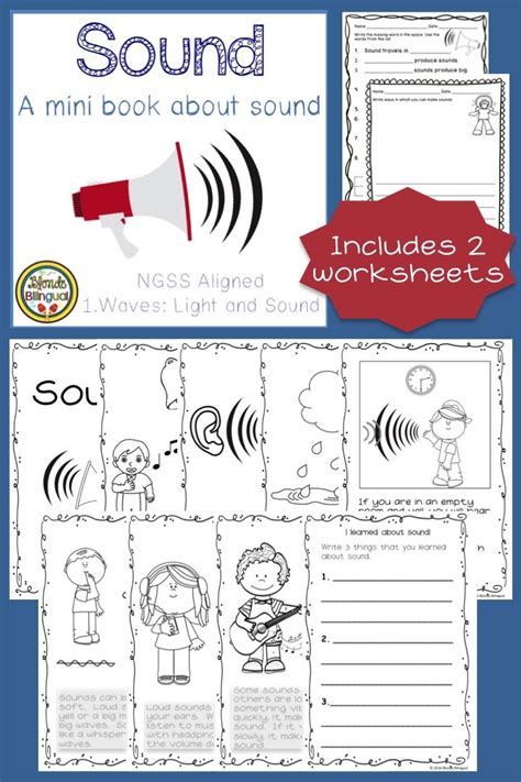 A collection of english esl worksheets for home learning, online practice, distance learning and english classes to teach about science, science. Sound Mini Book and Worksheets NGSS Aligned | Sound ...