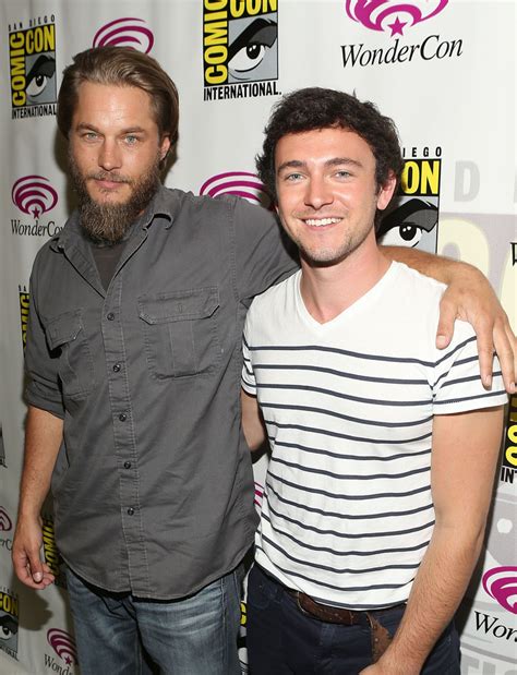 Travis Fimmel And George Blagden Photos Photos Living The Vikings