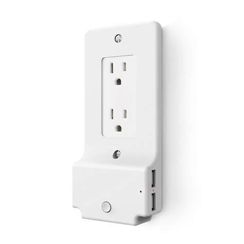 Wall Outlet Night Light With Dual Usb Ports Xtreme Cables