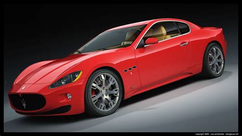 Maserati Gts Red Studio By Dangeruss On Deviantart Maserati