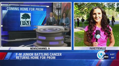 Fm Junior Battling Cancer Returns Home For Prom With Special Police