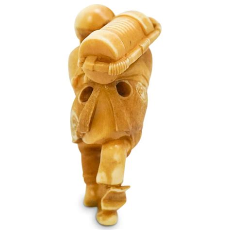 Sold Price 3 Pc Japanese Carved Bone Netsuke Figures November 3