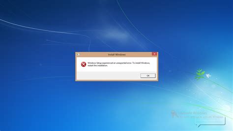 Windows Setup Experienced An Unexpected Error To Install Windows