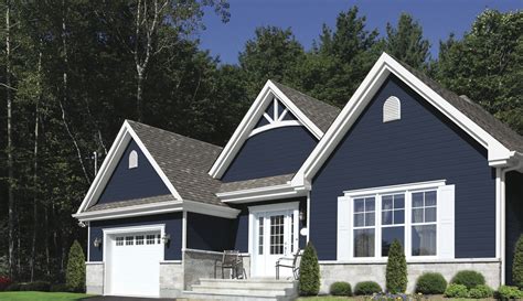 Engineered Wood Siding Products House Exterior Blue