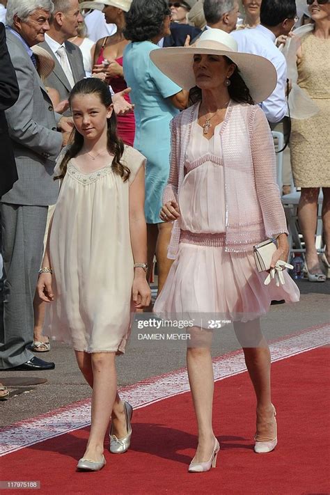 Princess Caroline Of Hanover And Her Daughter Princess Alexandra Of