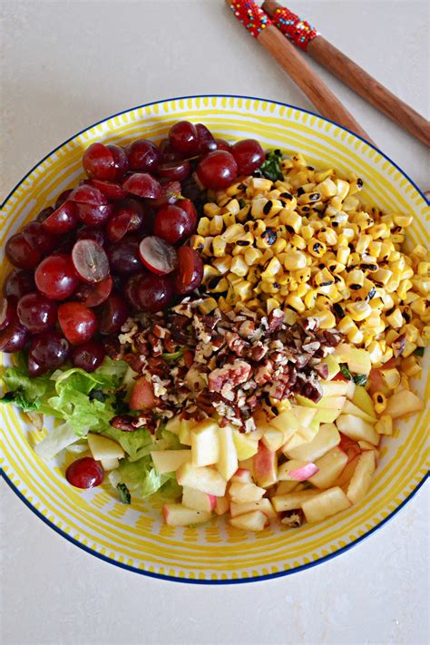 Apple Pecan Feta Salad With Zesty Dill Ginger Dressing Kaluhis Kitchen