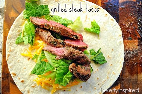 Easy Grilled Steak Tacos Cleverly Inspired