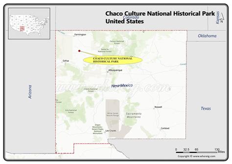 Where Is Chaco Culture National Historical Park New Mexico Location