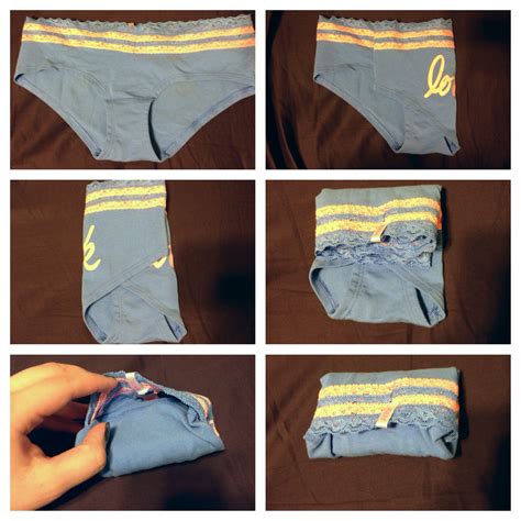 Tips how to save more space in your drawer using my method to fold men's underwear place the brief facing down on a flat surface face the crotch section towa. Comment plier ses sous-vêtements pour un gain d'espace ...