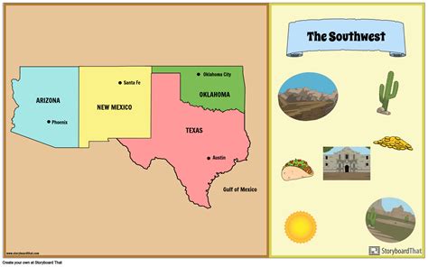 Pictures Of The Southwest Region Map / S O U T H W E S T R E G I O N M ...