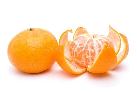 Peeled Tangerine Inside Peel Stock Photo Image Of Peeled Orange 7235908