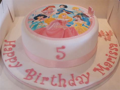 One Tier Disney Princess Birthday Cake Neo Cakes