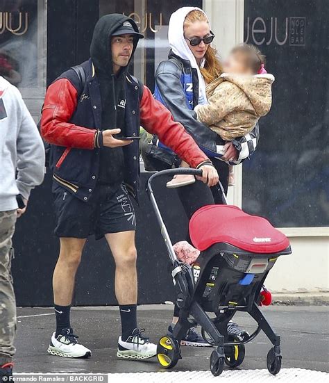 Joe Jonas And Sophie Turner Step Out With Their Two Daughters In The