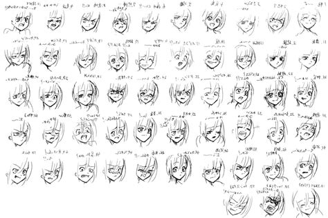 Inspiration Anime Expressions Chart