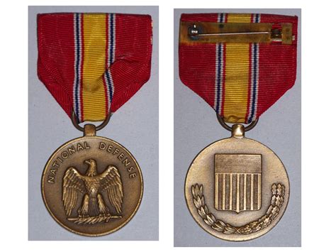 Usa National Defense Service Military Medal Decoration Award 1953